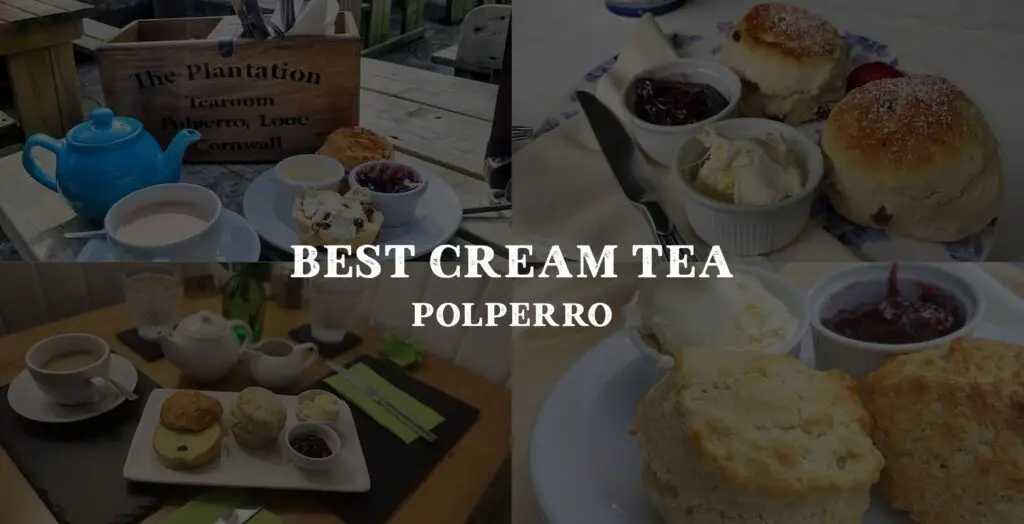 the perfect Cream Tea spot in Polperro