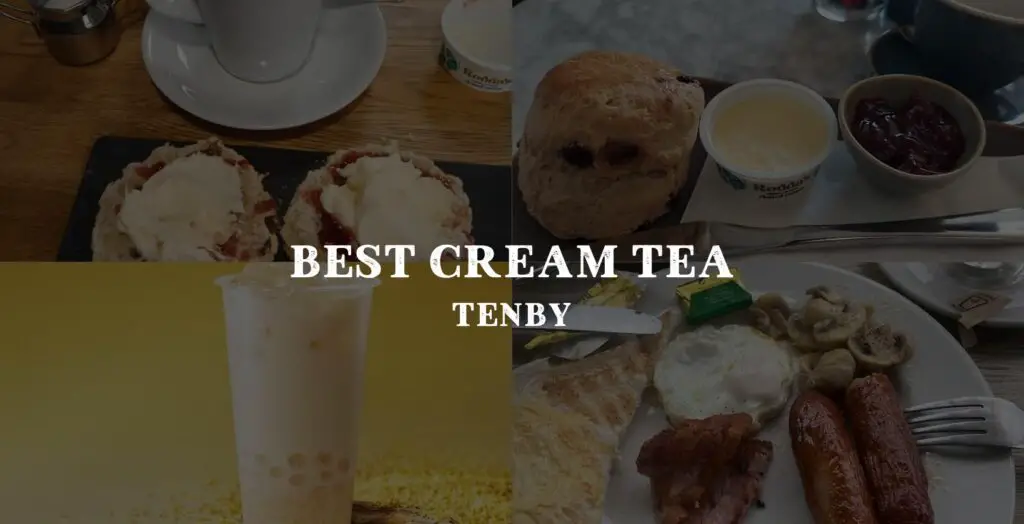 the perfect cream tea in Tenby